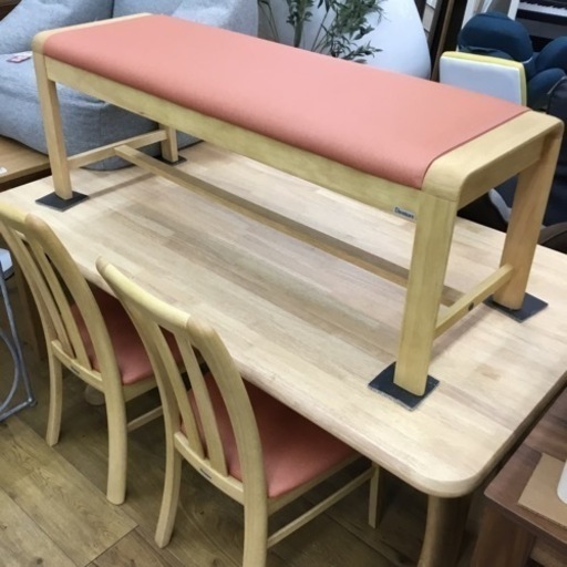 中古美品　カリモク家具　カリモク　ディレトーレ　ダイニング４点セット　ダイニング　エキスパート藤沢辻堂