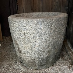 値下げします！35000円>29000円石臼 直径50cm 高さ43cm