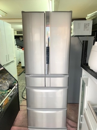 北九州市内配送無料　保証付き　日立 HITACHI R-SF440CM T [冷蔵庫（441L・フレンチドア） 6ドア ソフトブラウン]
