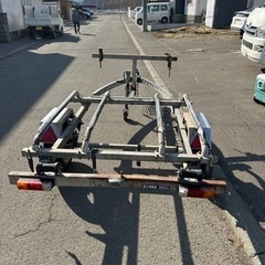 今週中にお取引可能であれば8万にします！　軽トレーラー　シングル2艇積み 今週中にお取引可能であれば8万にします！ 軽トレーラー シングル