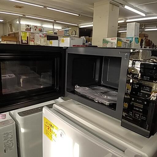 47R 山善 庫内フラットタイプ 電子レンジ 650W