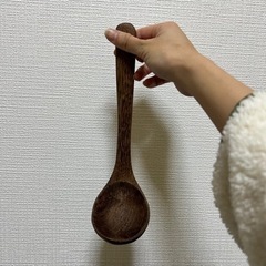 アカシア　木製　キッチンツール　おたま