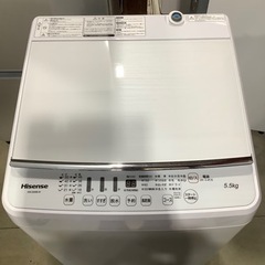 Hisense 5.5kg 全自動洗濯機　HW-G55B-W 2...