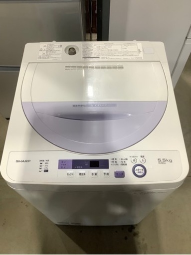 SHARP 5.5kg 全自動洗濯機　ES-GE5A-V 2017年製
