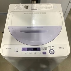 SHARP 5.5kg 全自動洗濯機　ES-GE5A-V 2017年製