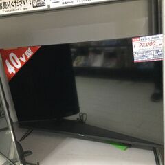 中古品　Hisense・液晶テレビ・40A30G・2021年製です。