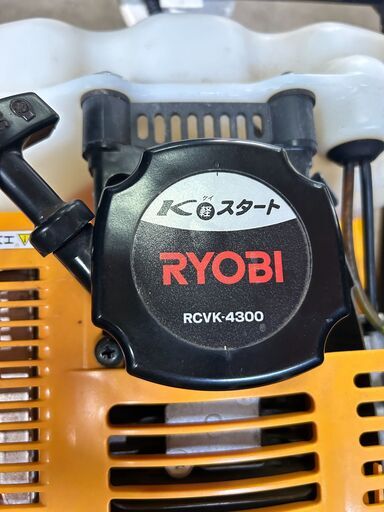 RYOBI 管理機 RCVK-4300　耕うん機 作業幅 約360㎜ 家庭菜園 コンパクト リコイル ロータリ 畑 耕す 中古品