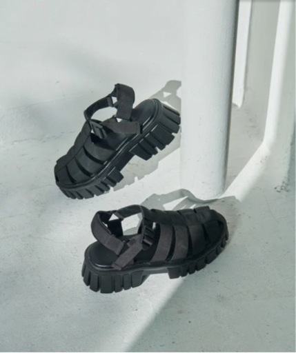 【美品】 ADAM ET ROPÉ アダムエロペ トラックソールグルカサンダル