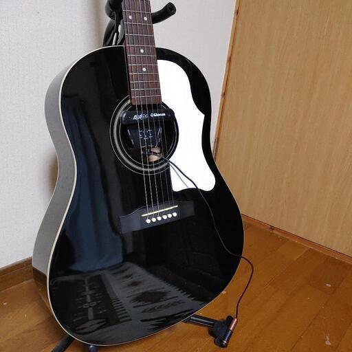 最終値下げ　ギター　epiphone ej-45 エフェクター機能付サウンドホールピックアップ付