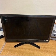 もらってください！　TOSHIBA REGZA 37型　ジャンク品