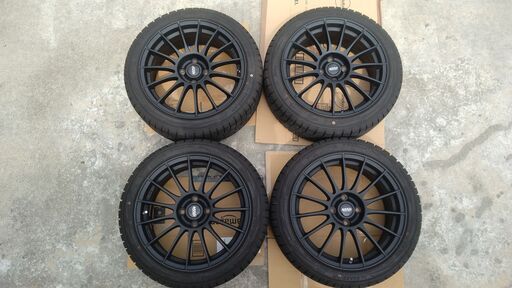 assoパルティーレ ホイール 18インチ マットブラック 4本セット assoパルティーレ ホイール 18インチ マットブラック 4本セット
