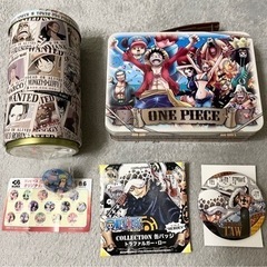 東京ワンピースタワー　ONE PIECE 缶バッチ　4点