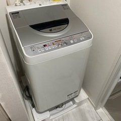 受渡し予定【SHARP製】洗濯機5.5キロ乾燥機能付