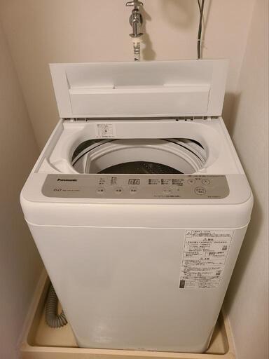 6kg　パナソニック洗濯機