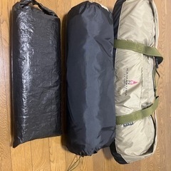 鎌倉天幕ハイドアウト01D,純正インナーテント,専用グランドシートセット