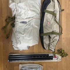 鎌倉天幕ハイドアウト01D,純正インナーテント,専用グランドシートセット