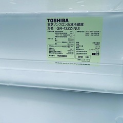 ♦️TOSHIBA ノンフロン冷凍冷蔵庫 【2013年製】 GR-43ZZ(NU)