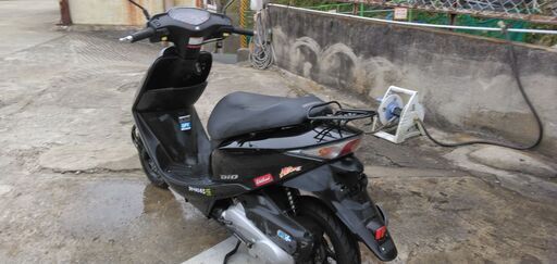 ⭐ホンダディオFI　AF68　黒　インジェクションモデル　現行型？　ステッカーチューン　原付バイク ⭐ホンダディオFI AF68 黒 インジェクションモデル 現行型