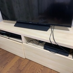 IKEAのテレビ台　デッキ　棚　収納　テレビボード　千葉県船橋市...