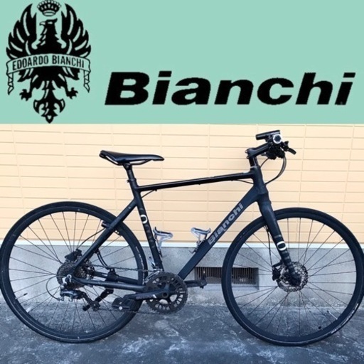 Bianchi ビアンキ 定価17万円程 Roma1 最高峰 クロスバイク 油圧ディスク