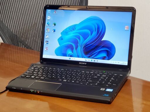 ソニー15インチ【win10+win11 起動8秒 CPUスコア4675】i7 新品SSD240GB/ office JW-CAD