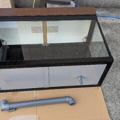 中古100cmオーバーフロー水槽