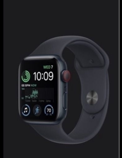 Apple Watch SE  Space Gray Aluminum Case  Black Sport Band 44MM美品　処分価格　本日限り‼️