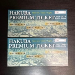 HAKUBA premium ticket 2枚