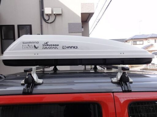 inno ルーフボックス BR603 白 中古 左開き ルーフBOX 小型車、軽  