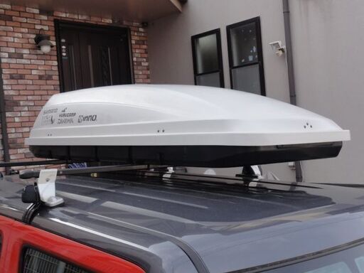 inno ルーフボックス BR603 白 中古 左開き ルーフBOX 小型車、軽  