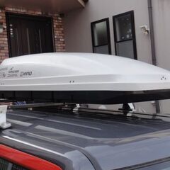 inno ルーフボックス BR603 白 中古 左開き ルーフBOX 小型車、軽自動車用 