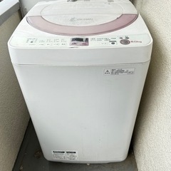 SHARP 6.0kg 洗濯機　