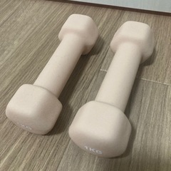 ダンベル 1kg 2個セット 床を傷つけにくいゴム 筋トレ ダイエット