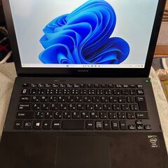 【ネット決済・配送可】配送専用:VAIO 小型軽量ノートPC W...