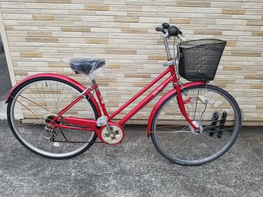 中古自転車 6段変速 27インチ LEDオートライト 軽整備済み 防犯登録対応 町田市 相模原市 MM204