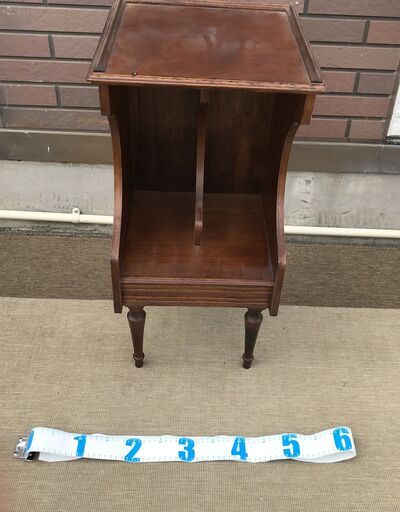 EA188)電話台/テレフォンチェア アンティーク ヨーロッパ輸入品 幅：約32cm 高さ：約68cm 奥行：約31cm 中古品【取りに来られる方限定】