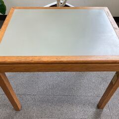 木製 テーブル サイズ：約60×45×50 傷 汚れ あり (管...