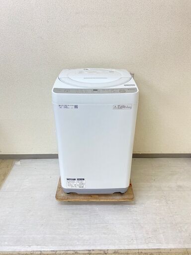 シャープ】冷蔵庫SHARP 137L 2018年製 SJ-GD14D-W 洗濯機SHARP 6kg 