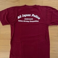 バイクTシャツ ポリス　メンズ　Ｌサイズ