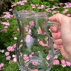 ガラス1リットル　ピッチャー　花瓶