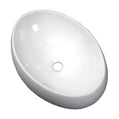 白陶器　楕円型洗面ボウル　SL35Q0　新品　在庫あり
