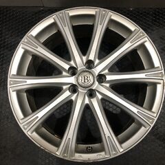 BRANDLELINE ブランドルライン 社外ホイール 18インチ 4本 7.5J5HPCD100+45 フォレスター XV プリウス等　(VHG394)