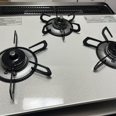 新品未使用のガスコンロです。