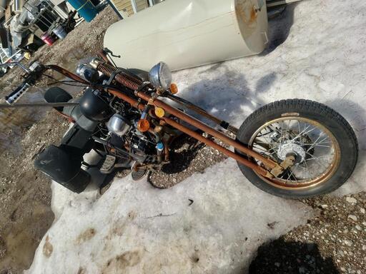 旭川発☆中華三輪バギー?部品取り!レストアベース! 旭川発☆中華三輪バギー?部品取り!レストアベース! ジャンク中華バギー