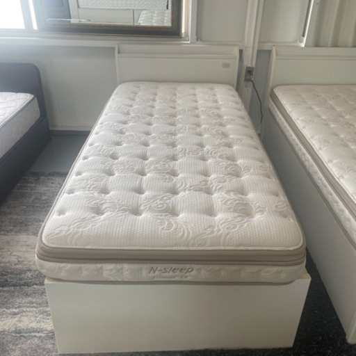 家具 ベッド シングルベッド　マットレス付き