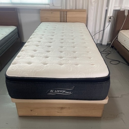 家具 ベッド シングルベッド　マットレス付き