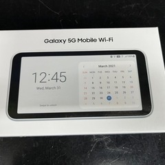 極美品　GALAXY 5G Mobile  Wi-Fi SCR01 