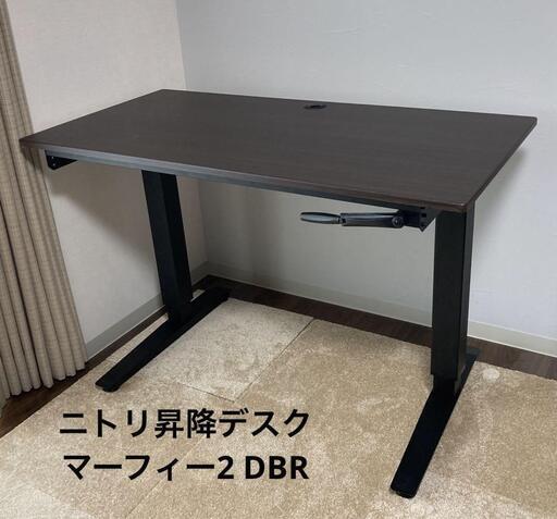 昇降デスク(マーフィー2 120 DBR)