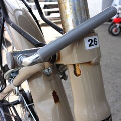 サイクルベースあさひ CARG 26インチ 変速無し ベージュ 自転車 大容量バスケット ママチャリ 鍵付き 札幌市 中央区 南12条 サイクルベースあさひ CARG 26インチ 変速無し ベージュ 自転車 大容量