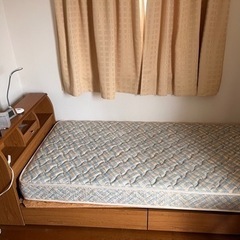シングルサイズ　フランスベッド　ベッドフレーム　2台　